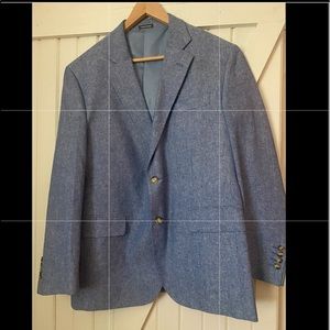 Men’s Blue Linen Blazer
